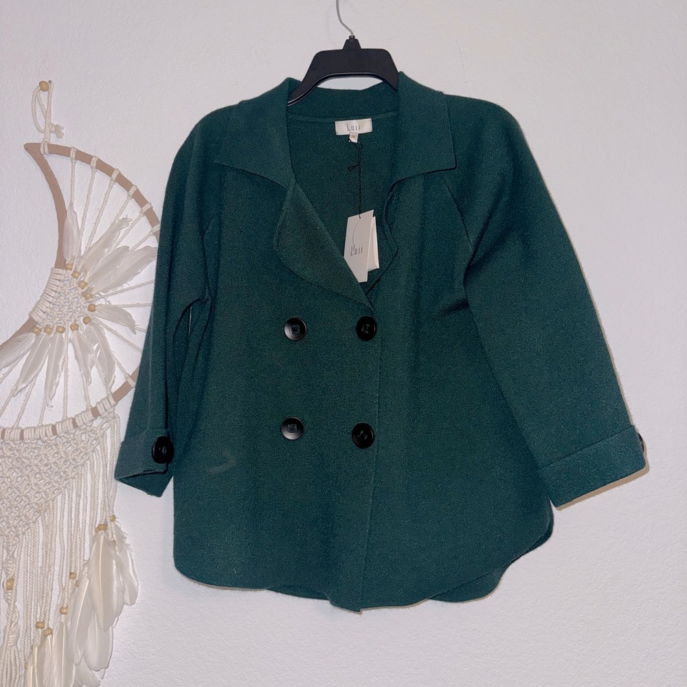 NWT Luii hunter green jacket